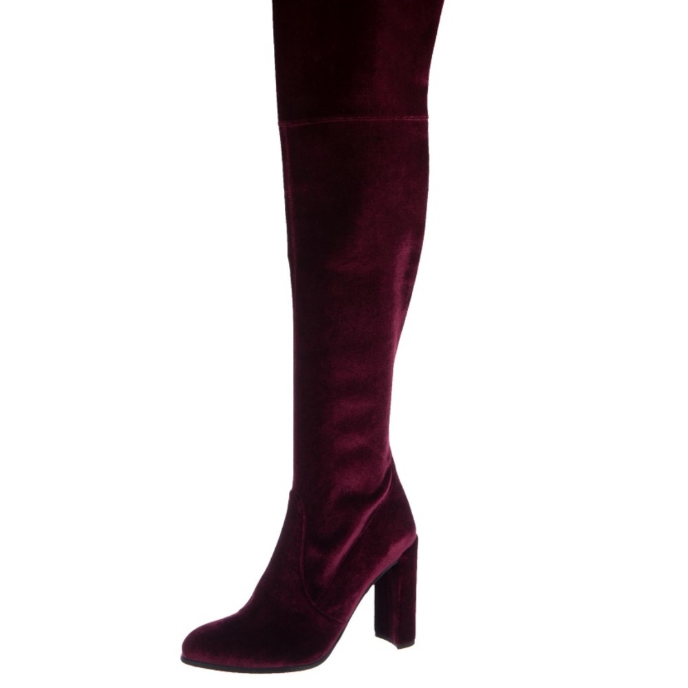 Stuart Weitzman over the knee velvet boots